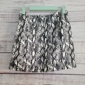 JOLT S29 NWTS Snake Skin Mini Skirt